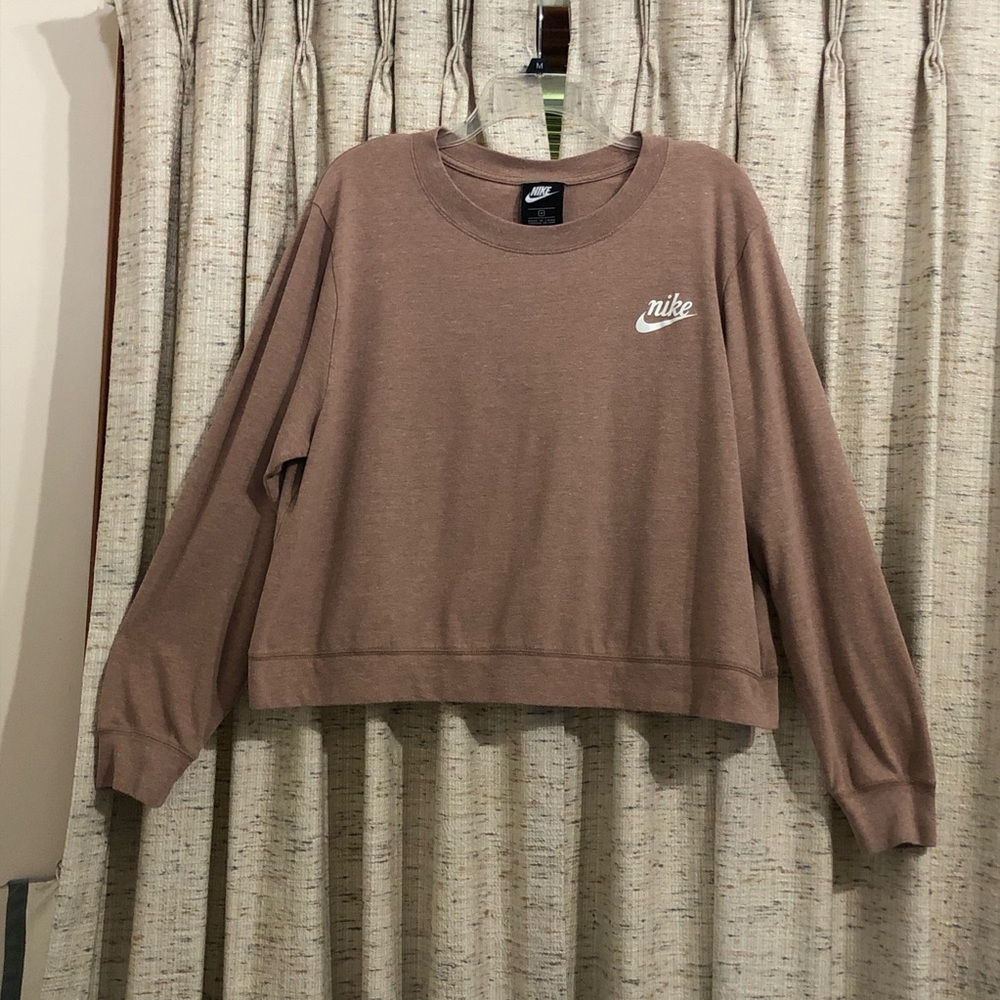 Nike Gym Vintage Cropped Long Sleeve Tee - 1X